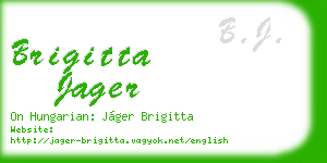 brigitta jager business card